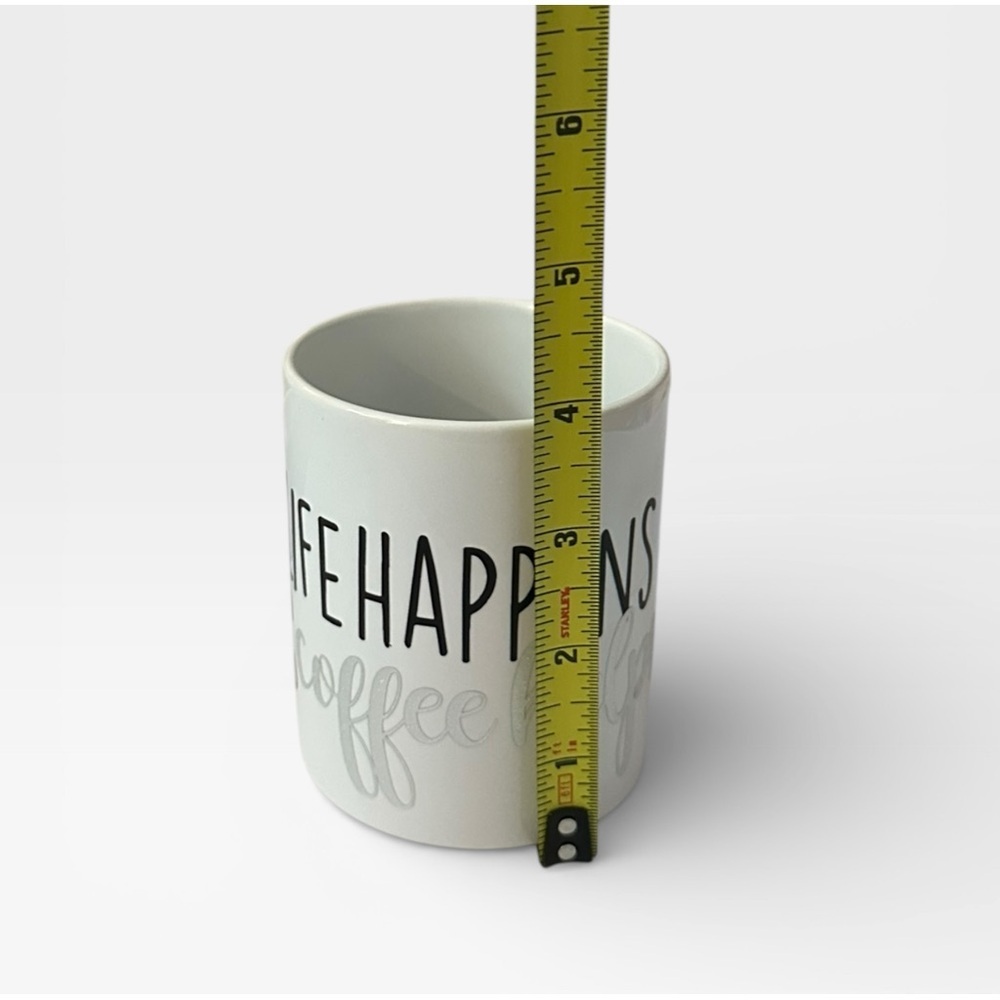 11oz Life Happens Coffee Helps Mug - Picture 3 of 5